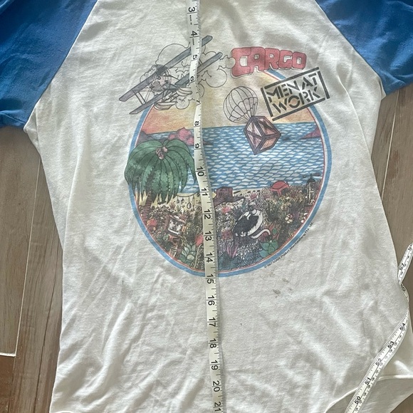 VTG Men at Work CARGO Tour Band T - Picture 7 of 8
